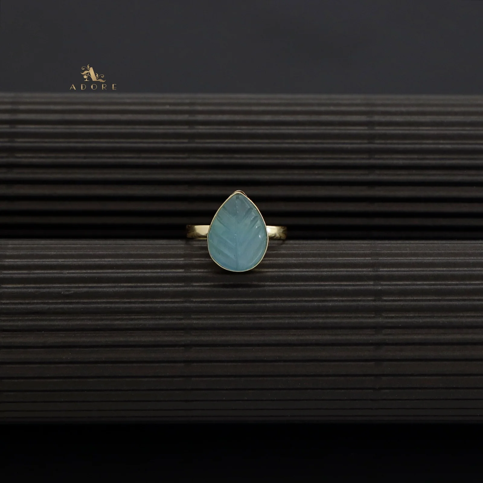 Carved Stone Rings - Image 5