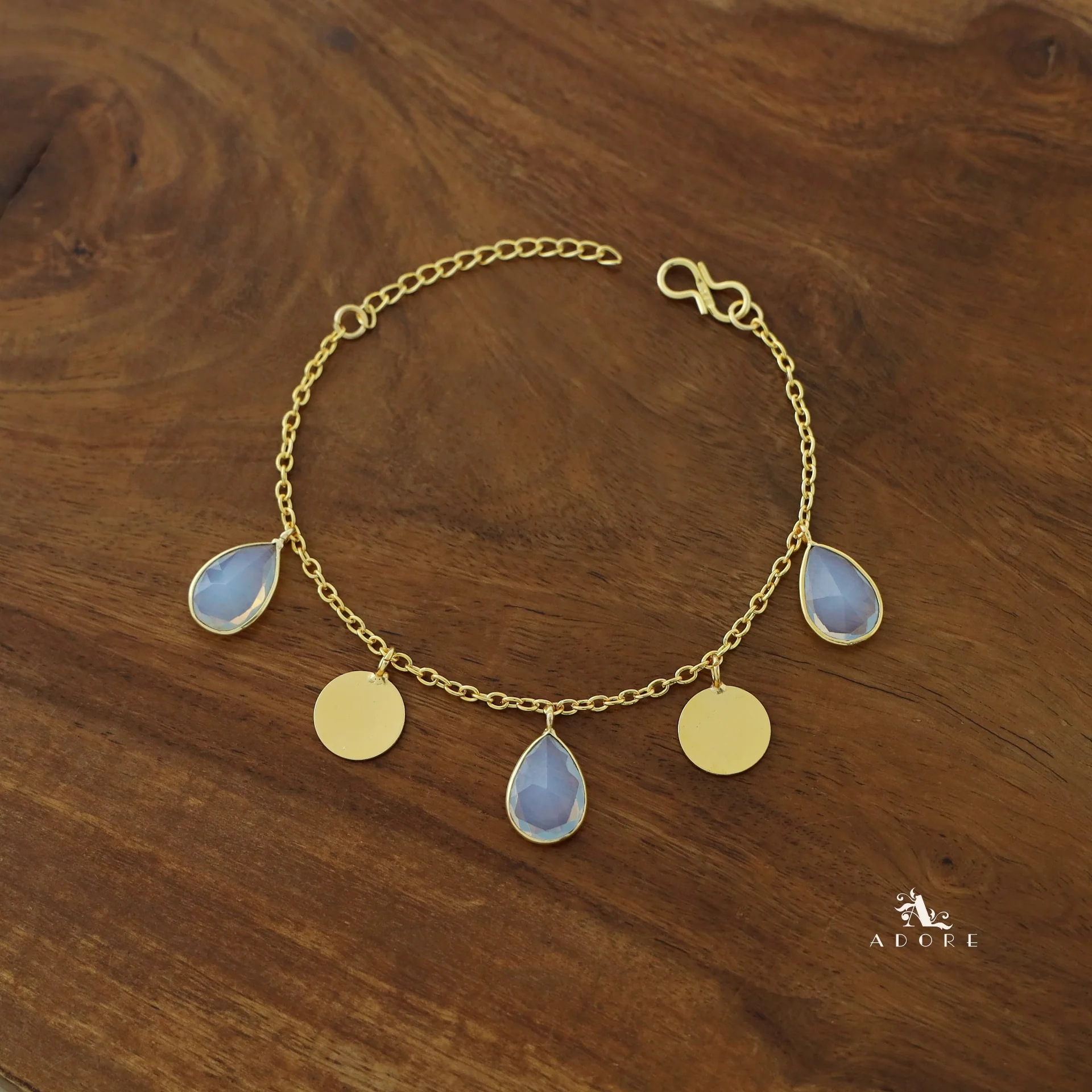 Golden Coin + Glossy Drop Bracelet - Image 28
